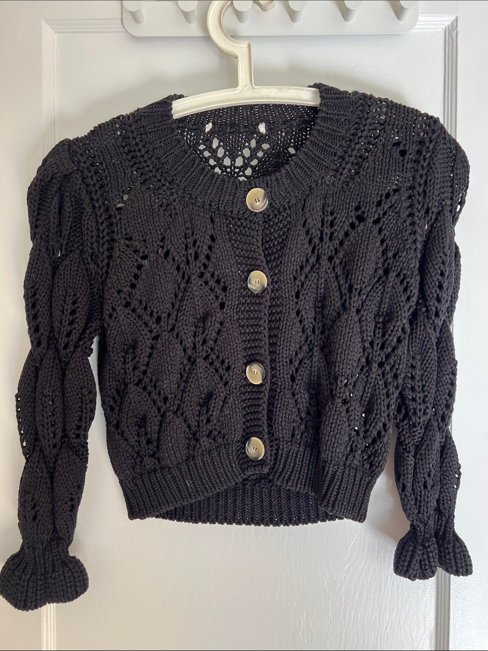 ⭐️ba&sh Black Sennay cardigan ⚠️